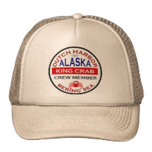 Miembro de equipo de Alaska de rey cangrejo del pu Gorras