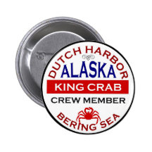 Miembro de equipo de Alaska de rey cangrejo del pu Pins