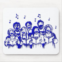 Miembros/cantantes del coro alfombrillas de ratones