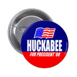 Mike Huckabee para el presidente 08 botón Pin