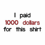 Mil camisas del dólar polo bordado