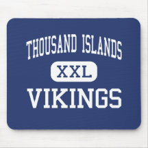 Mil islas - Vikingos - altas - Clayton Tapetes De Ratones