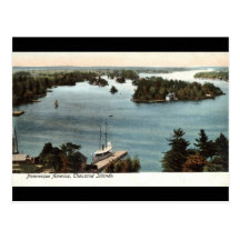 Mil vintages pintoresco 1907 de las islas NY Tarjeta Postal