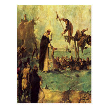 "Milagro de un Saint dominicano Tarjetas Postales