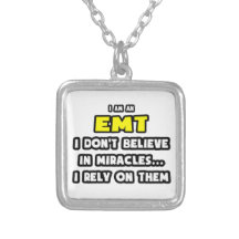 Milagros y EMTs… divertidos Colgantes Personalizados