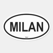 MILANO CALCOMANIA DE OVAL