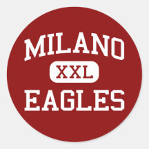 Milano - Eagles - mayor - Milano Tejas Pegatinas Redondas