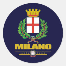Milano (Milano) Pegatina Redonda