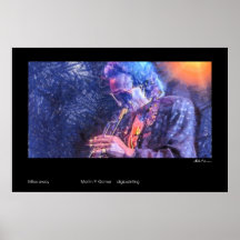 Miles away (Miles Davis painting) Plakate