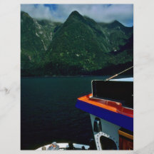 Milford Sound, del lanzamiento del viaje Tarjetones