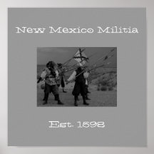 Milicia de New México, Est. 1598 Posters