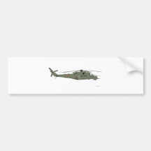 Milipulgada MI-24B trasera Pegatina De Parachoque
