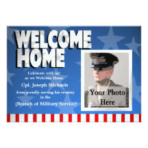 Militares caseros agradables invitación personalizada