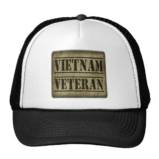 Militares del veterano de Vietnam Gorros Bordados
