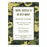 Militares/invitación del fiesta del camuflaje