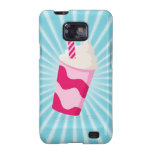 Milkshake de la fresa samsung galaxy SII funda
