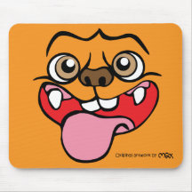 Milo emocionado Mousepad Alfombrilla De Ratón
