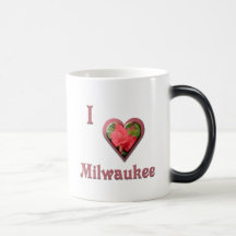 Milwaukee -- con el rosa rojo tazas