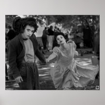"Mimes en poster de la plaza" de Rick Waldroup