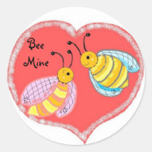 Mina de la abeja etiqueta