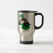 Mina de oro irlandesa para la taza del día del St 