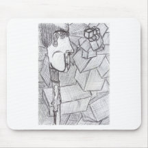 Mindblast cubista tapete de ratones