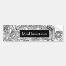 MindJunket.com Etiqueta De Parachoque