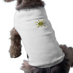 Mini amarillos y negros de la sol de Summersgarden Camiseta De Perrito