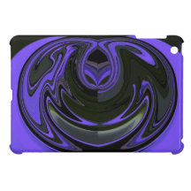 Mini caso del iPad Amethyst abstracto del Psychede
