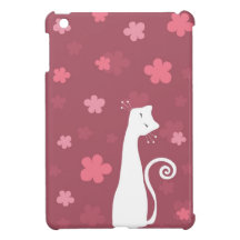 Mini caso del iPad caprichoso del gato
