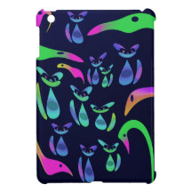 Mini caso del iPad divertido de las criaturas