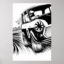 Mini ilustraciones que compiten con clásicas posters