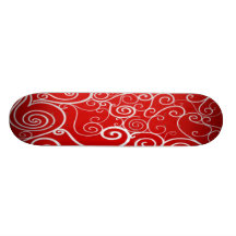 mini remolino rojo del monopatín