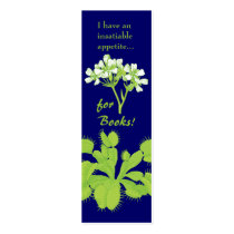 Mini señal de la planta carnívora tarjetas de negocio