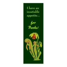 Mini señal de la planta carnívora plantilla de tarjeta personal