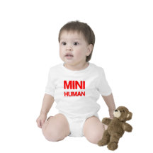 Mini ser humano (rojo) camisetas