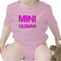 Mini ser humano (rosa) camisetas