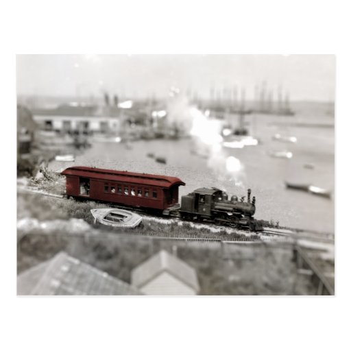 Miniatura del ferrocarril de Nantucket Tarjeta Postal