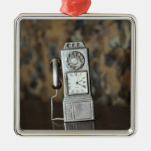Miniatura vieja del teléfono adornos