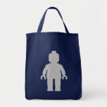 Minifig [gris claro grande] cerca modifica mi Mini Bolsa Lienzo