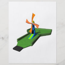 Minigolf Flyer Personalizado