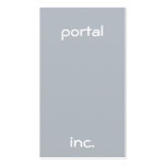 Minimalista y moderno tarjeta personal