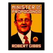 Ministro de Roberto Gibbs de la propaganda Tarjetas Postales