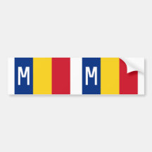 Ministro rumano de la defensa nacional, Rumania Pegatina De Parachoque