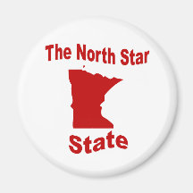 Minnesota: El estado de la estrella del norte Imán De Frigorífico