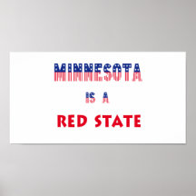 Minnesota es un estado rojo impresiones