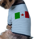Minoría italiana yugoslava de Sfr, bandera étnica Camiseta De Perro