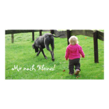 Mir nach, Kleines Fotogrußkarten