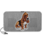 Mirada del metal; Basset Hound Altavoz De Viajar