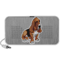 Mirada del metal; Basset Hound Altavoz De Viajar